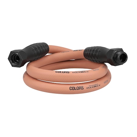 Colors 5/8 in ID x 5 ft L SwivelGrip Garden Hose, Red Clay HFZC505TCS-E